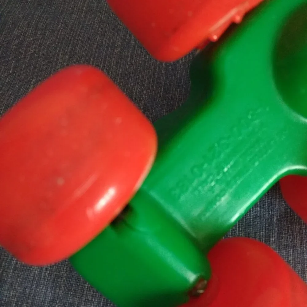 Little Tikes green Tractor with a figurine Vintage